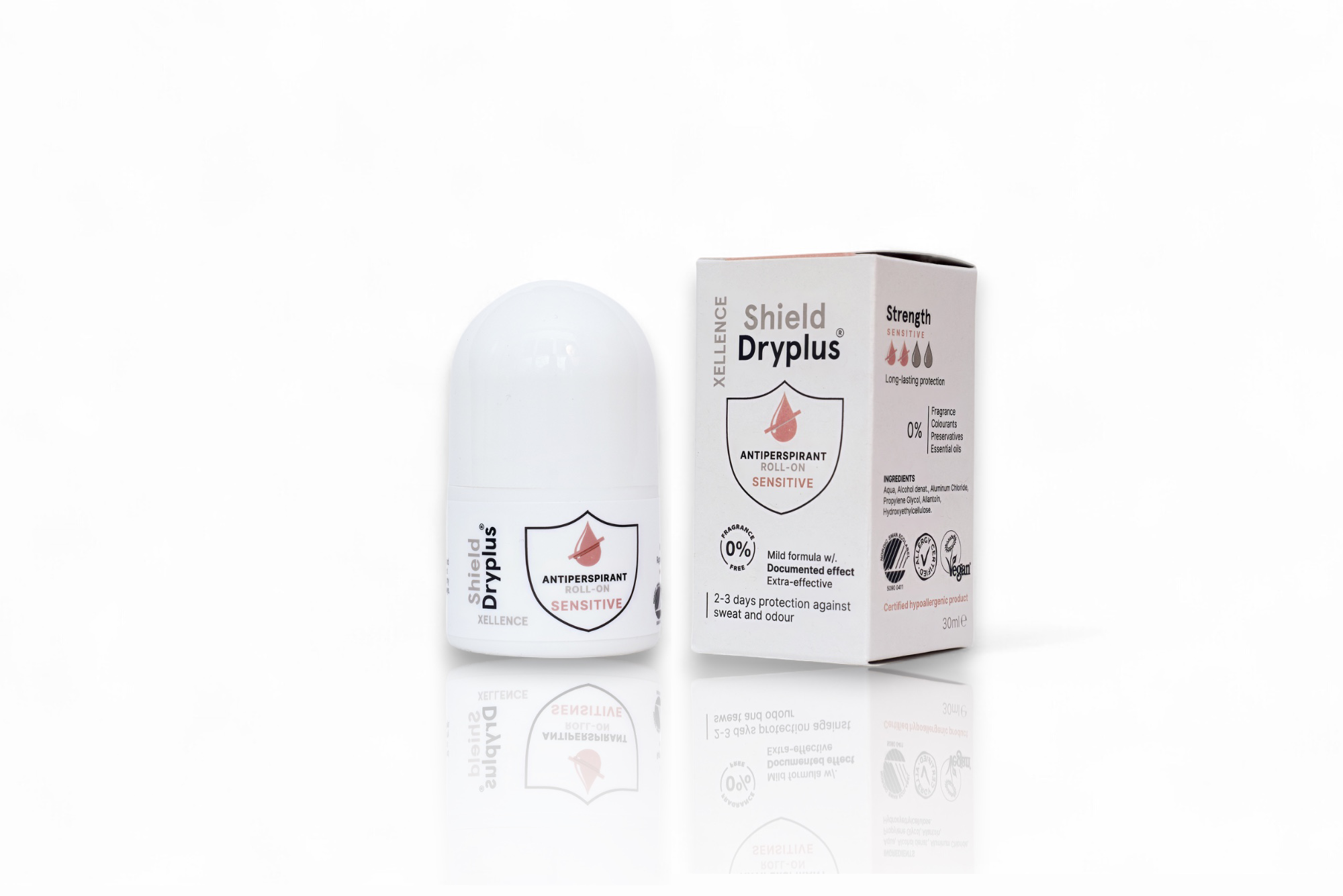 Shield Dryplus Sensitive antiperspirant for sensitive skin